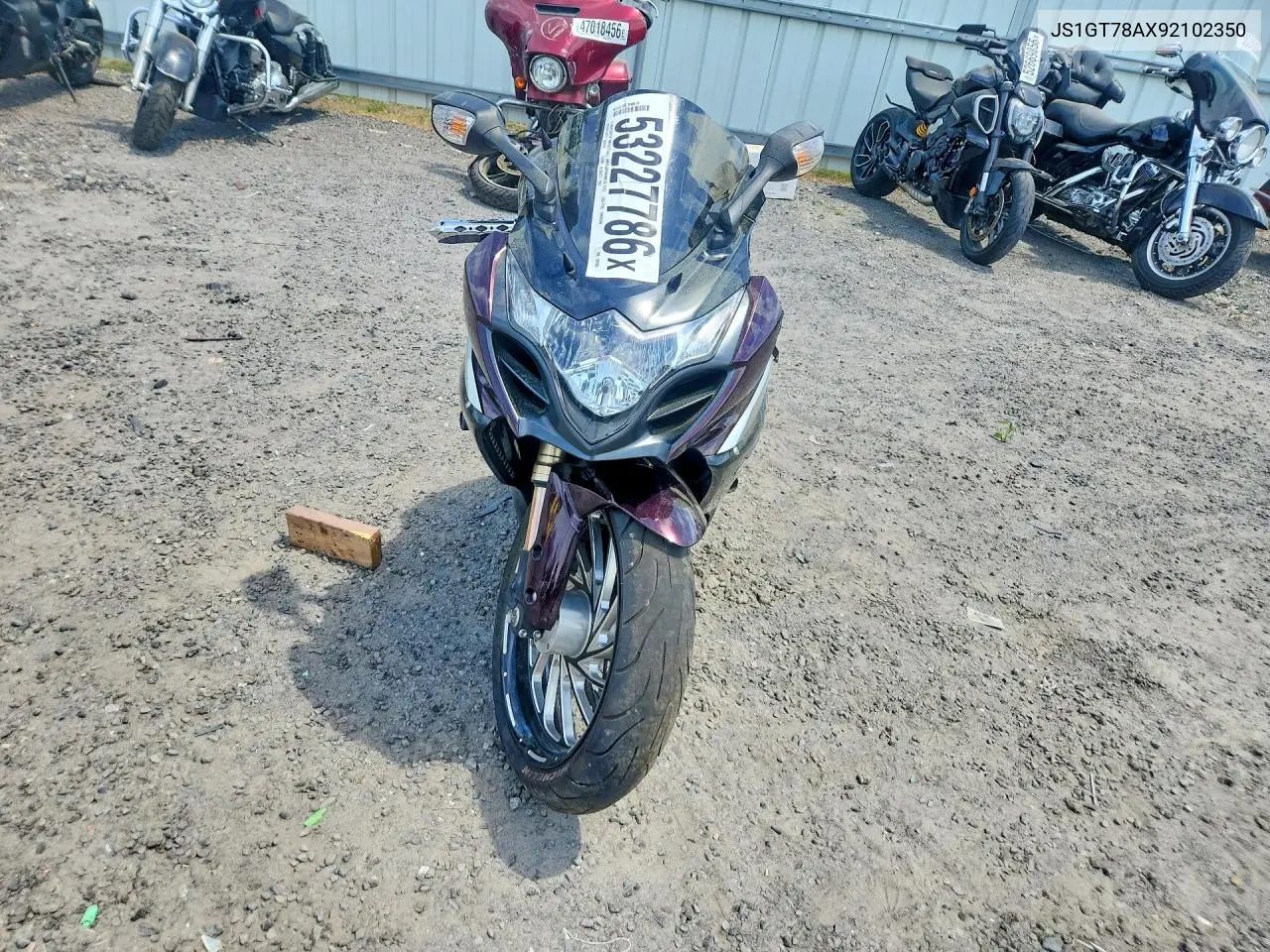 2009 Suzuki Gsx-R1000 VIN: JS1GT78AX92102350 Lot: 53227786
