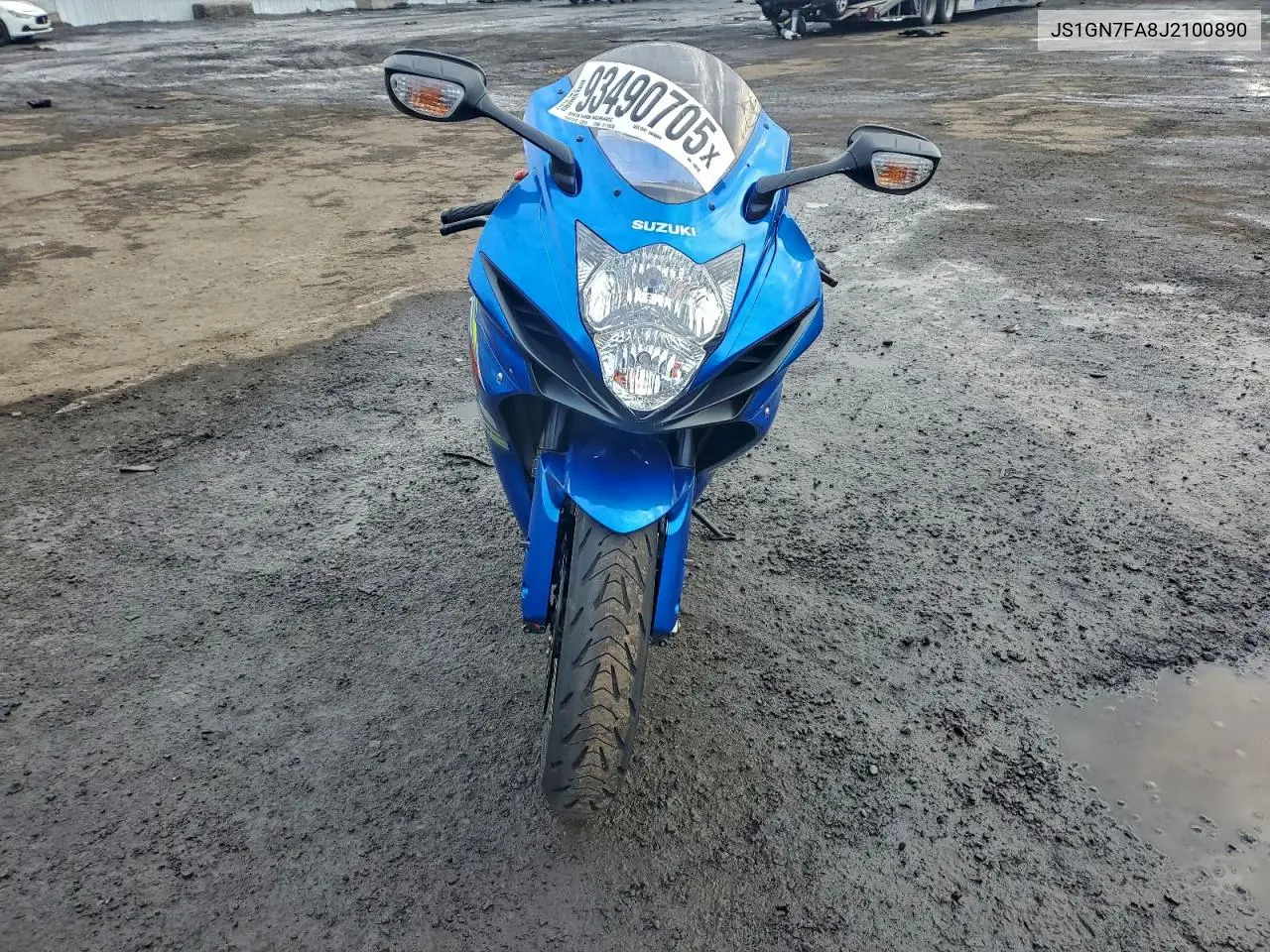 JS1GN7FA8J2100890 2018 Suzuki Gsx-R600