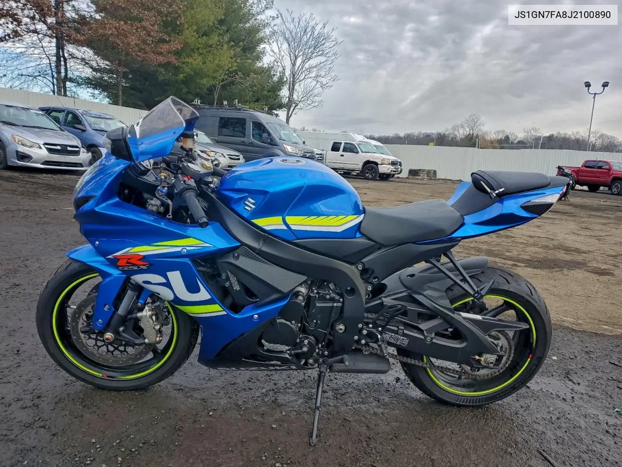 JS1GN7FA8J2100890 2018 Suzuki Gsx-R600