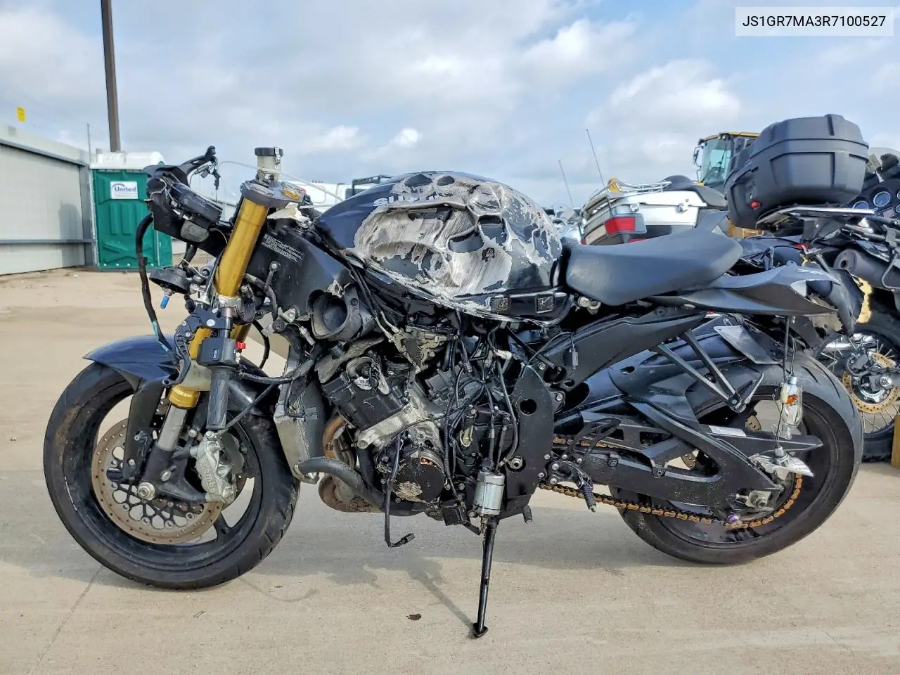 2024 Suzuki Gsx-R750 VIN: JS1GR7MA3R7100527 Lot: 50083336