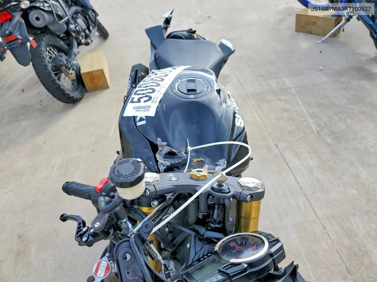 2024 Suzuki Gsx-R750 VIN: JS1GR7MA3R7100527 Lot: 50083336