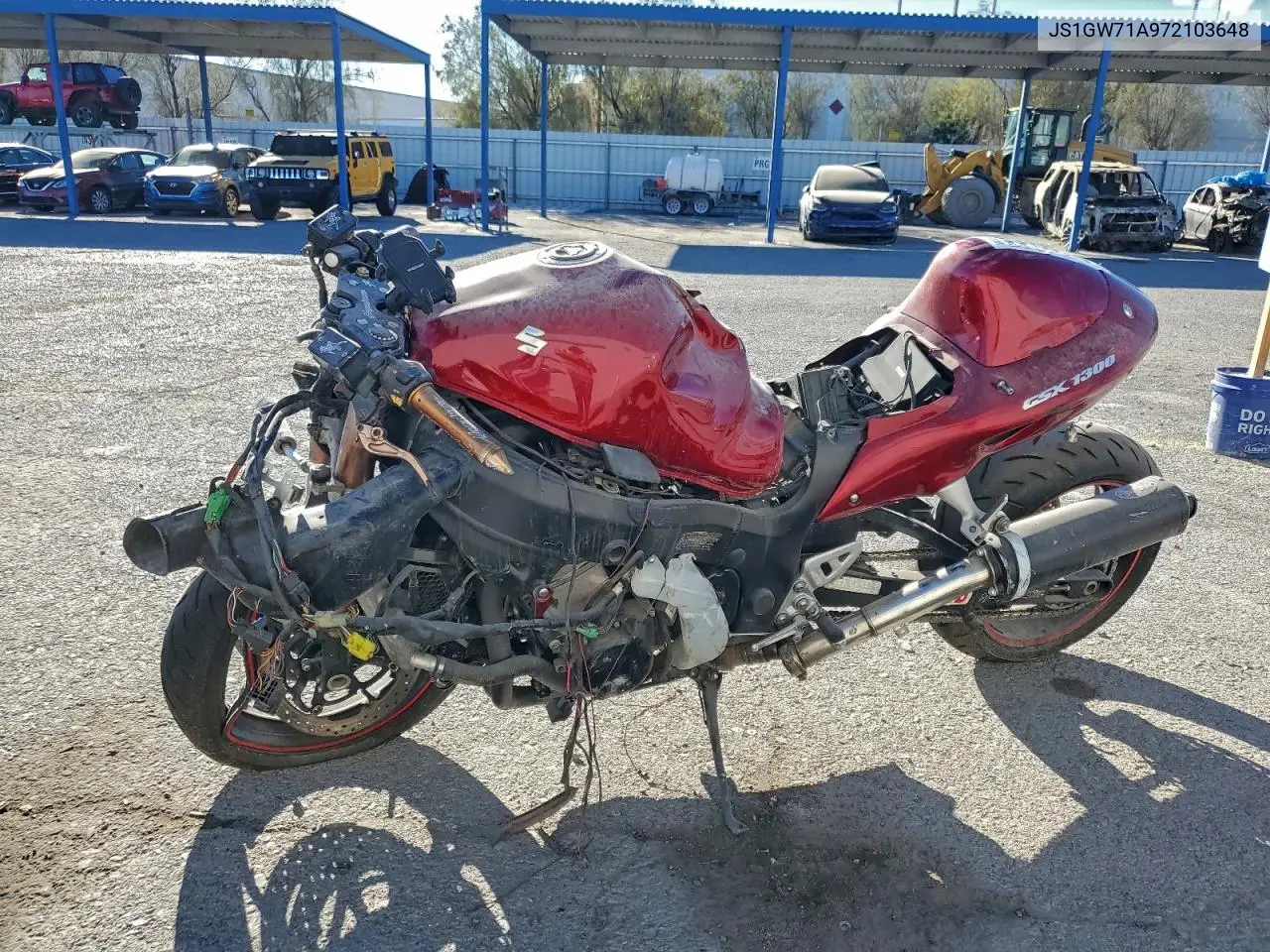 JS1GW71A972103648 2007 Suzuki Gsx1300 Rz