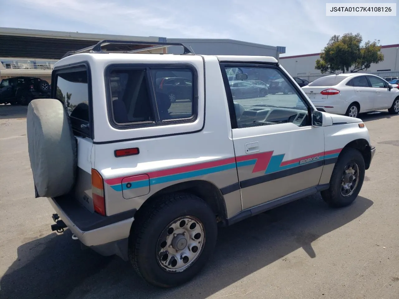 1989 Suzuki Sidekick Jx VIN: JS4TA01C7K4108126 Lot: 59951234