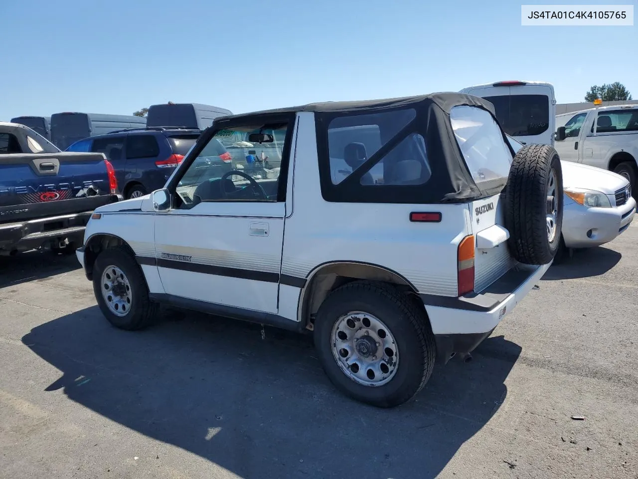 1989 Suzuki Sidekick Jx VIN: JS4TA01C4K4105765 Lot: 59954224