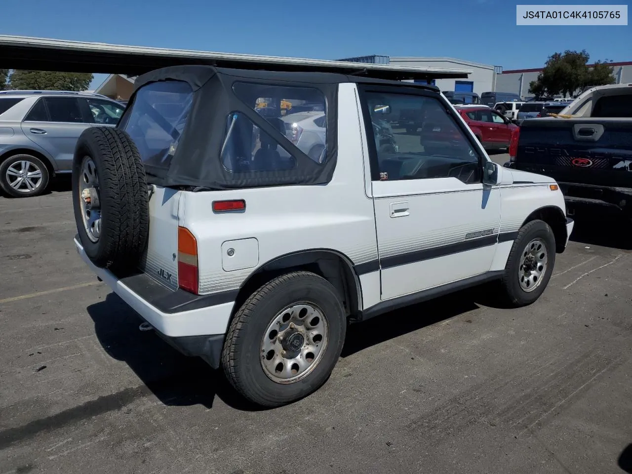 1989 Suzuki Sidekick Jx VIN: JS4TA01C4K4105765 Lot: 59954224