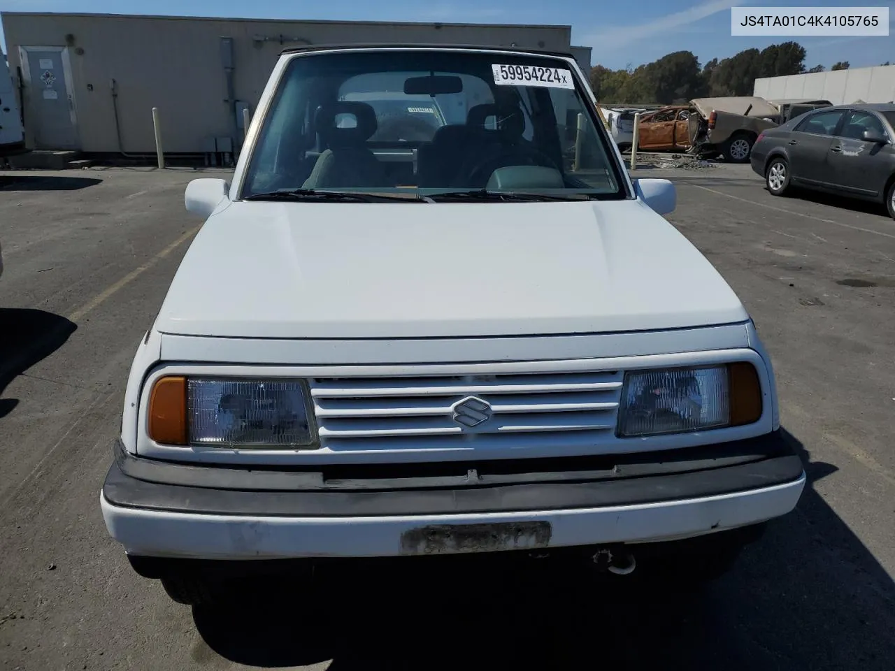 1989 Suzuki Sidekick Jx VIN: JS4TA01C4K4105765 Lot: 59954224