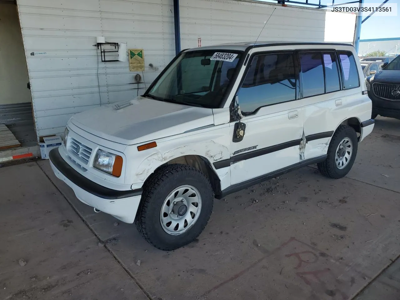 1995 Suzuki Sidekick Jx VIN: JS3TD03V3S4113561 Lot: 58483204