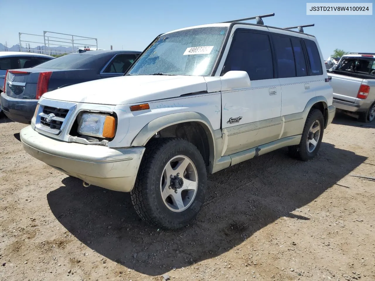 1998 Suzuki Sidekick Sport Jx VIN: JS3TD21V8W4100924 Lot: 49897324