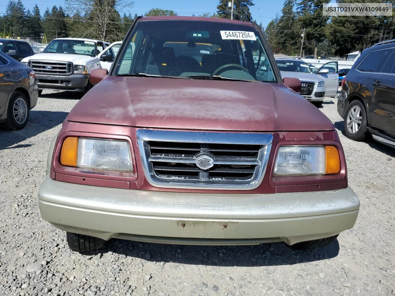 1998 Suzuki Sidekick Sport Jx VIN: JS3TD21VXW4109849 Lot: 54467204