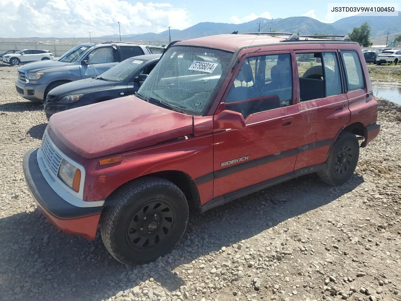 1998 Suzuki Sidekick Jx VIN: JS3TD03V9W4100450 Lot: 57956014