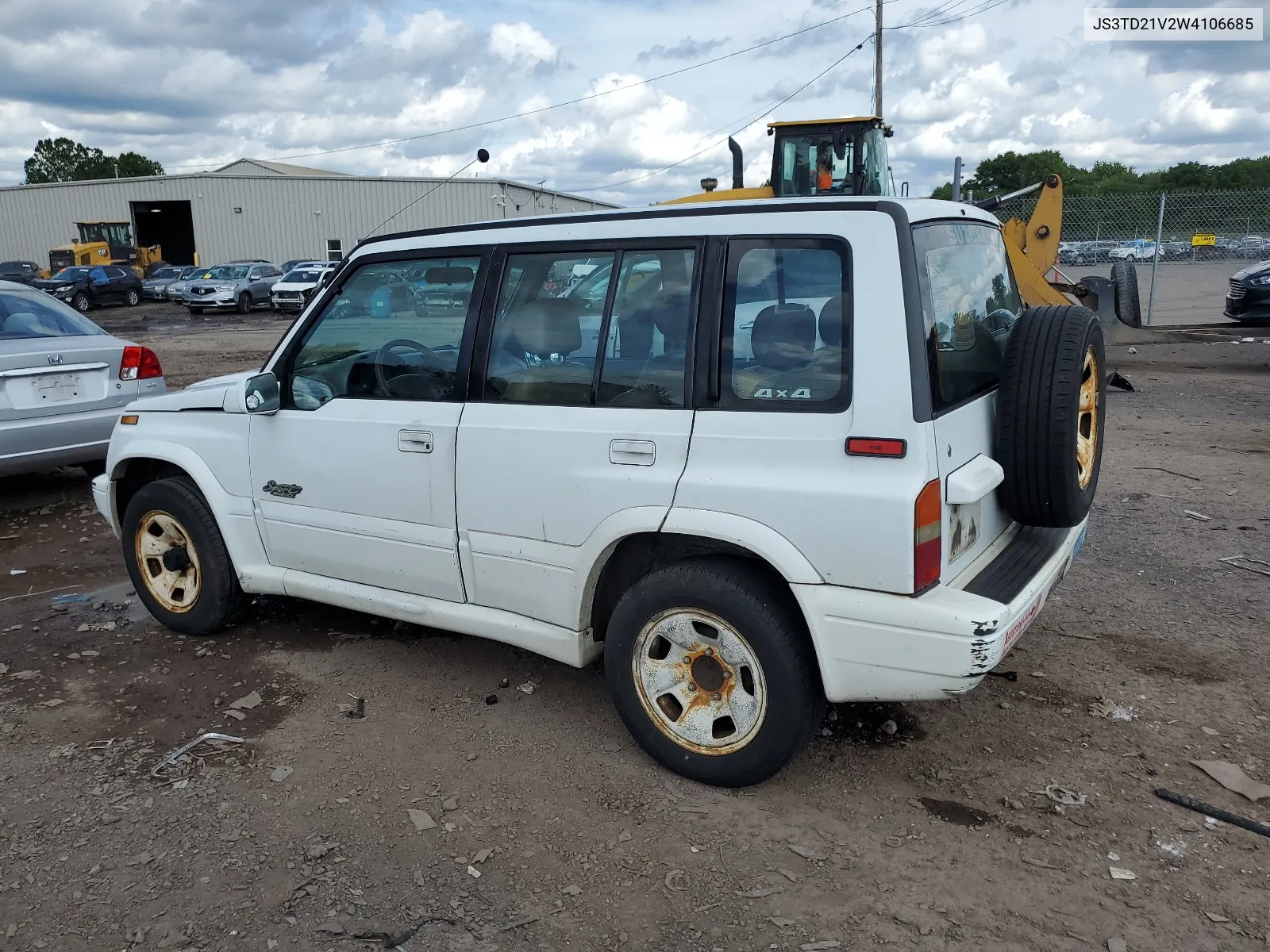 1998 Suzuki Sidekick Sport Jx VIN: JS3TD21V2W4106685 Lot: 64271854