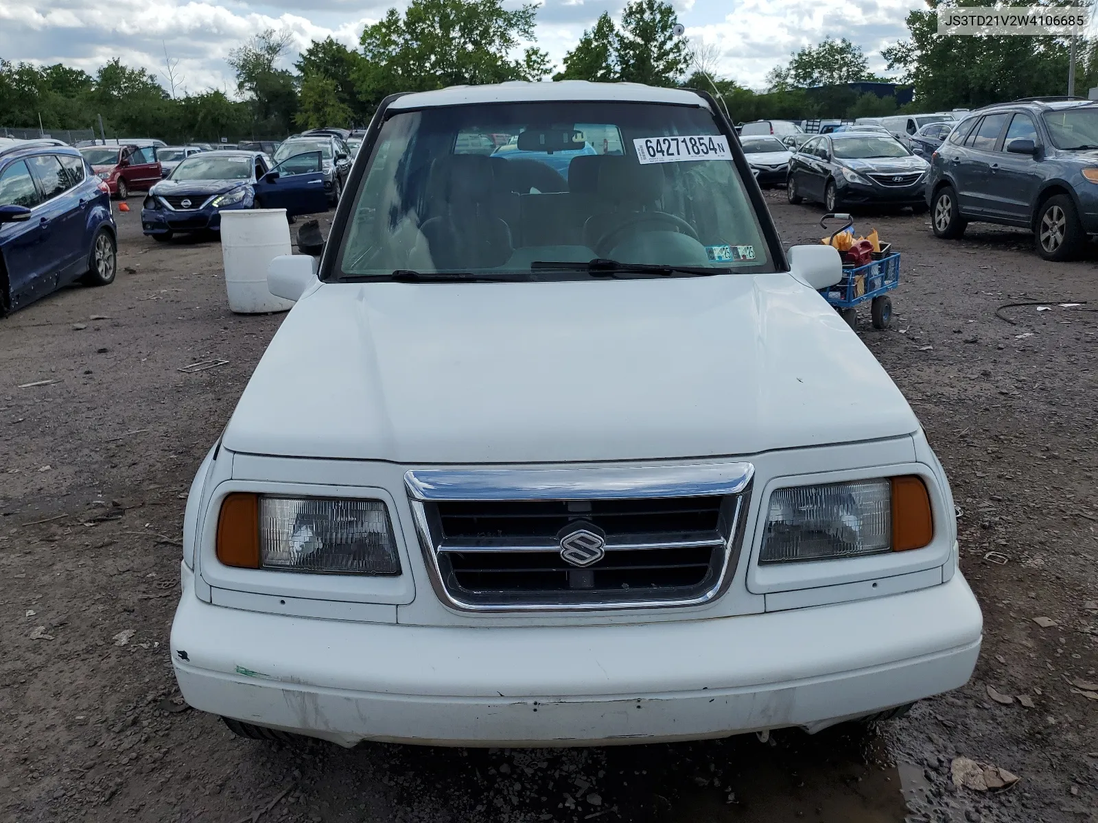 1998 Suzuki Sidekick Sport Jx VIN: JS3TD21V2W4106685 Lot: 64271854