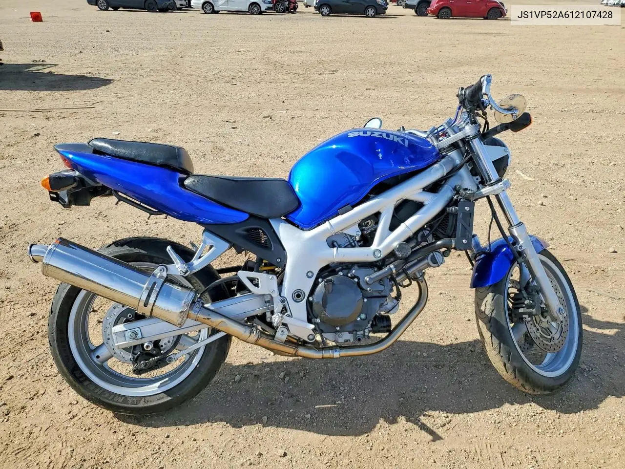 2001 Suzuki Sv650 S VIN: JS1VP52A612107428 Lot: 55590406