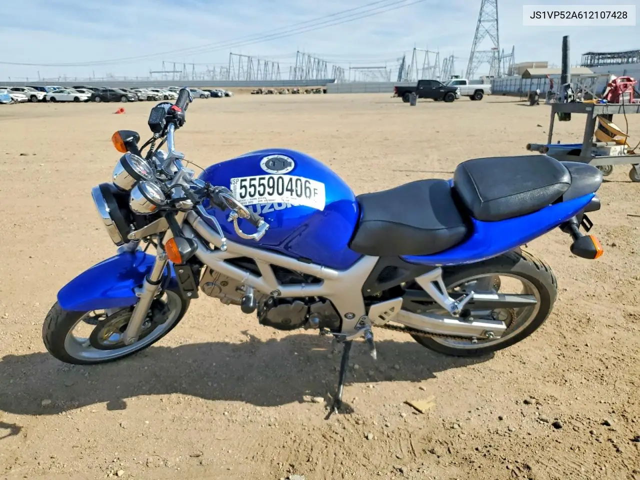 2001 Suzuki Sv650 S VIN: JS1VP52A612107428 Lot: 55590406