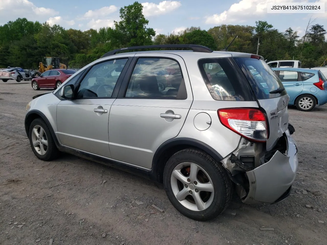 2007 Suzuki Sx4 VIN: JS2YB413675102824 Lot: 52833314