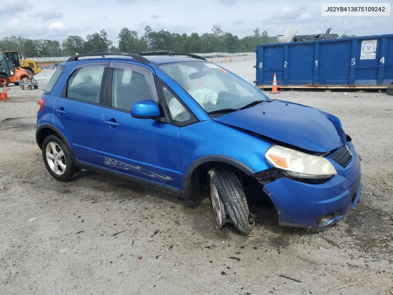 2007 Suzuki Sx4 VIN: JS2YB413875109242 Lot: 57507774