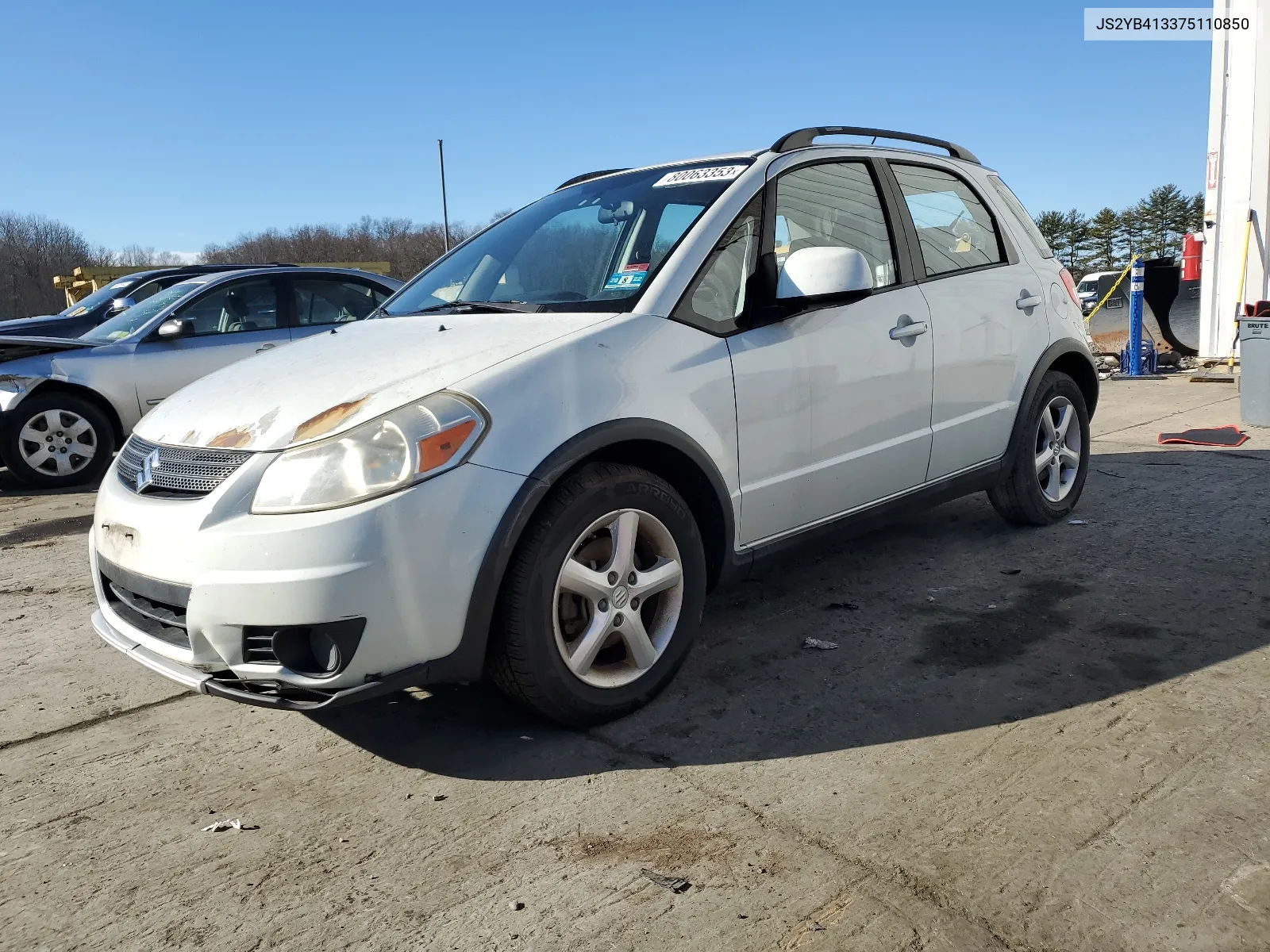 2007 Suzuki Sx4 VIN: JS2YB413375110850 Lot: 64933544