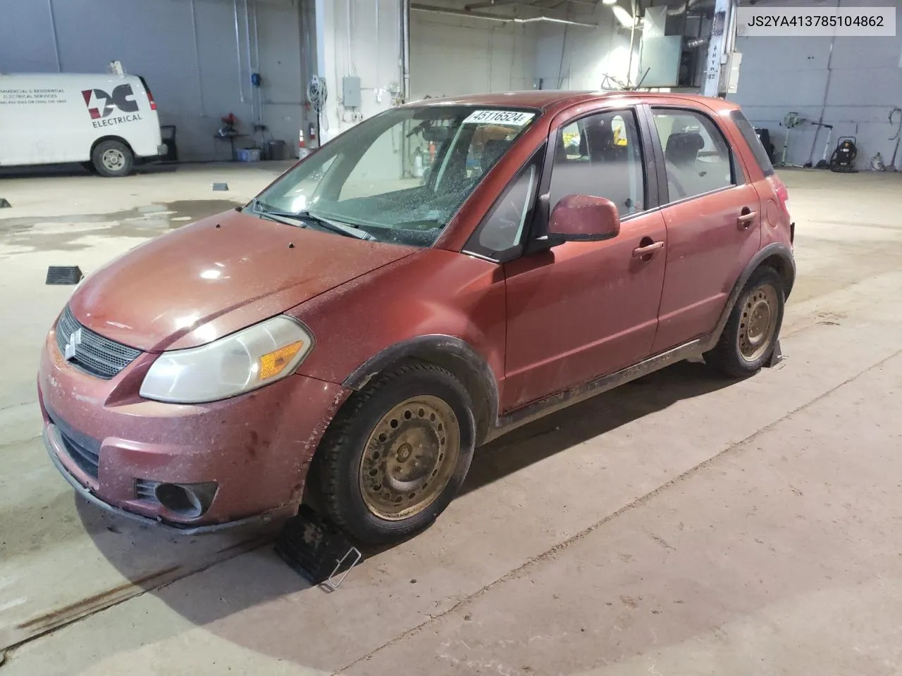 2008 Suzuki Sx4 Base VIN: JS2YA413785104862 Lot: 45116524