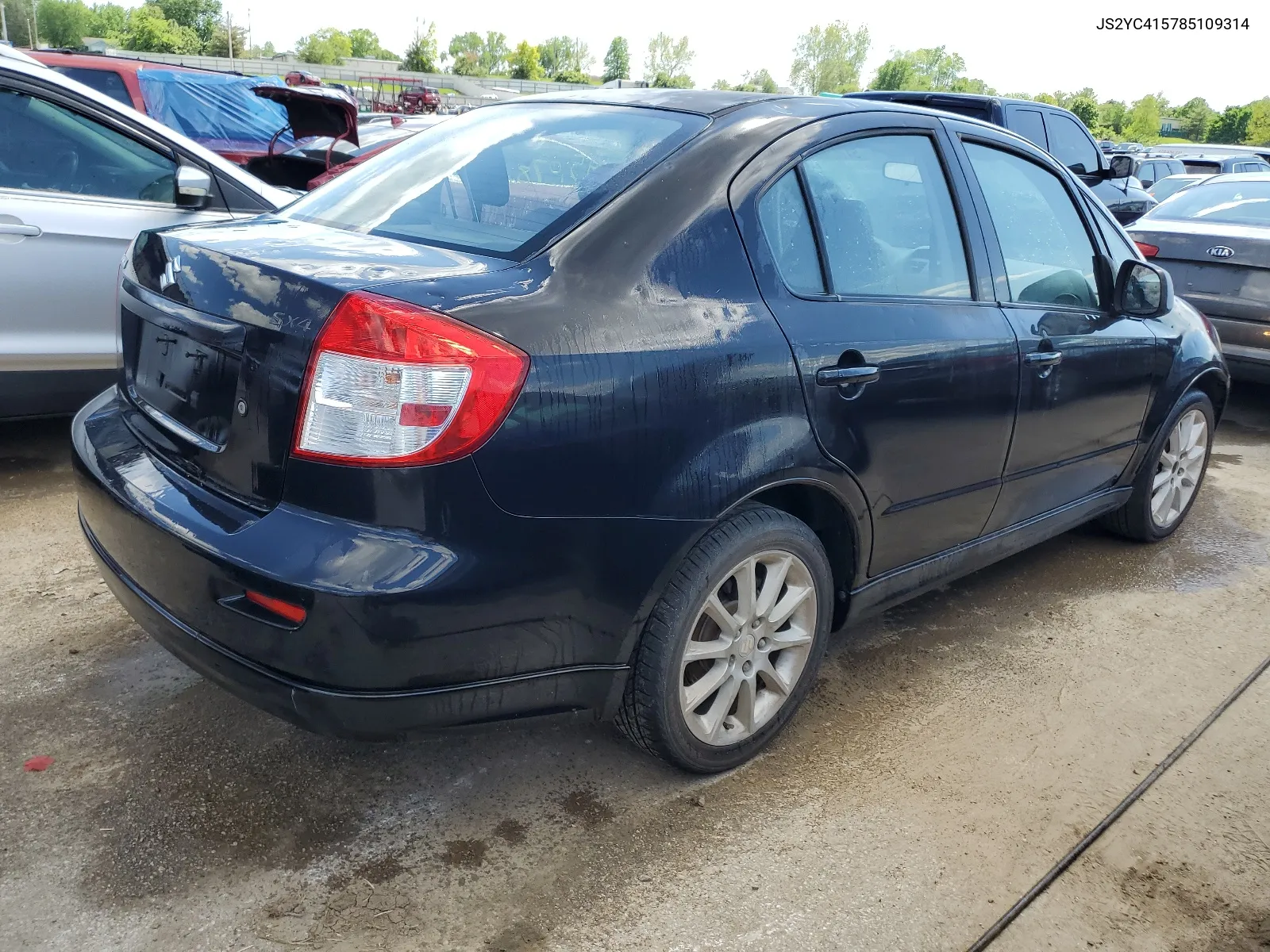 2008 Suzuki Sx4 Convenience VIN: JS2YC415785109314 Lot: 51727364