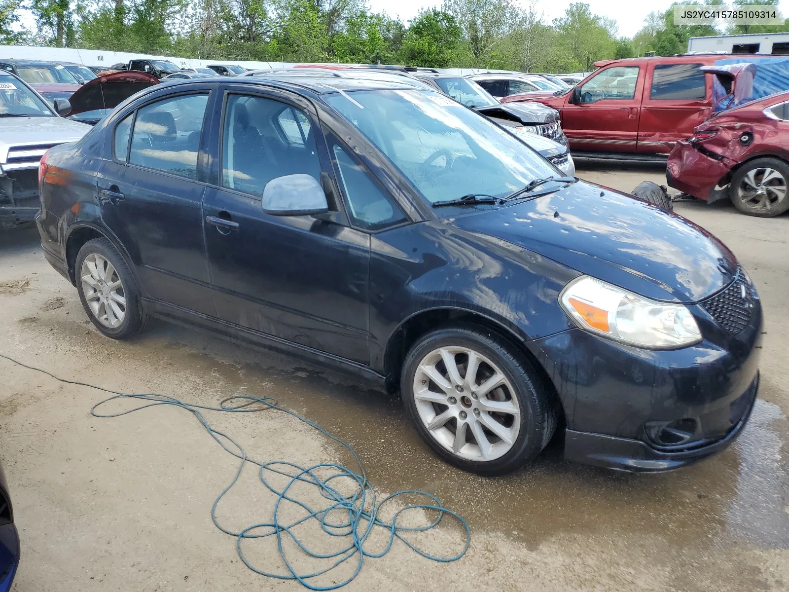 2008 Suzuki Sx4 Convenience VIN: JS2YC415785109314 Lot: 51727364