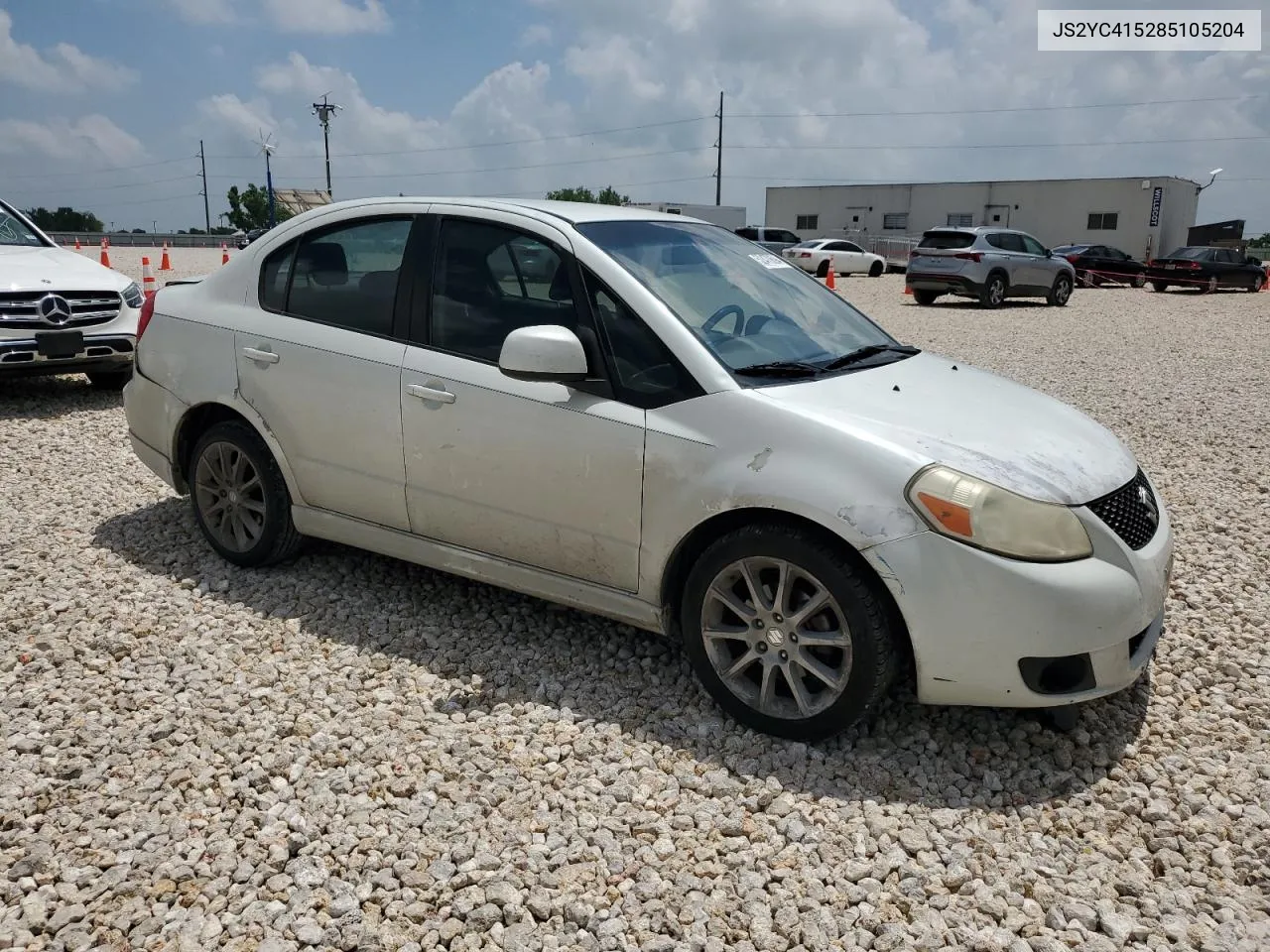 2008 Suzuki Sx4 Convenience VIN: JS2YC415285105204 Lot: 52470694