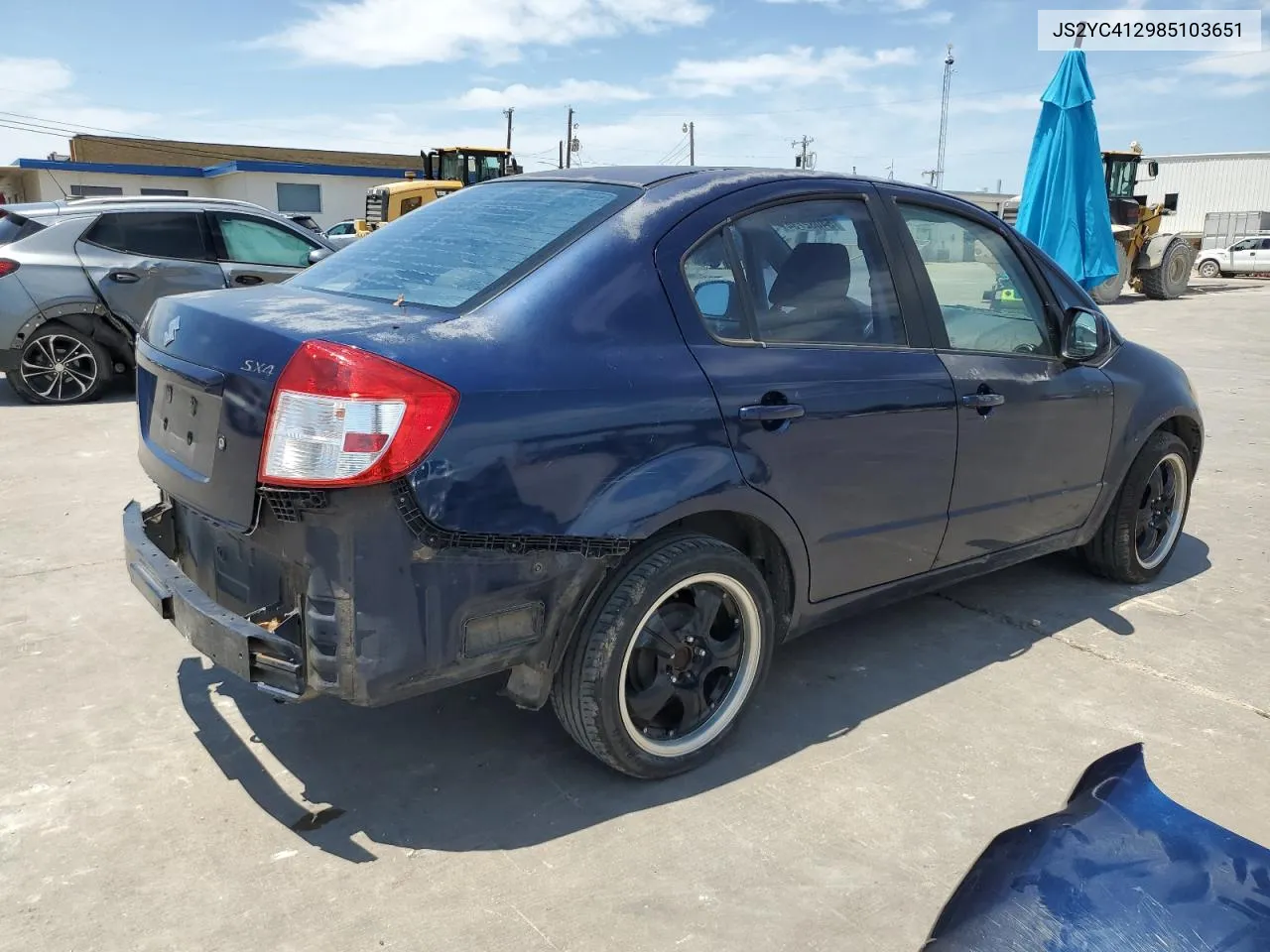 JS2YC412985103651 2008 Suzuki Sx4