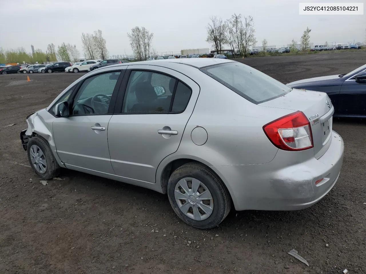 2008 Suzuki Sx4 VIN: JS2YC412085104221 Lot: 54908204