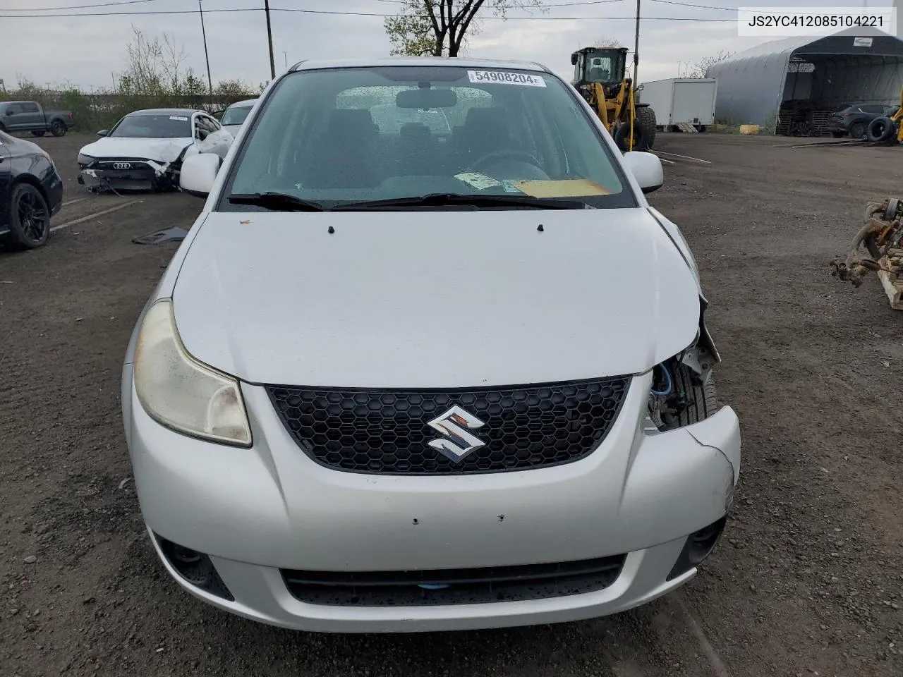 2008 Suzuki Sx4 VIN: JS2YC412085104221 Lot: 54908204