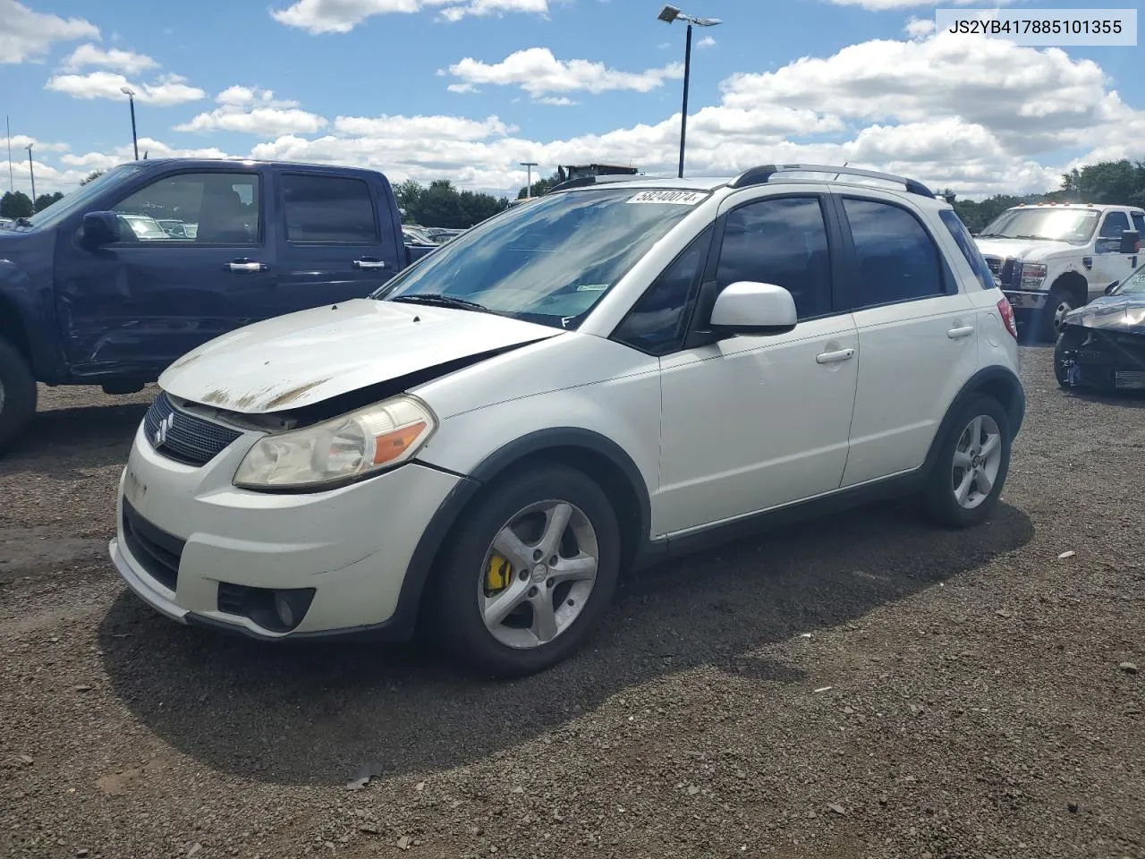 2008 Suzuki Sx4 Touring VIN: JS2YB417885101355 Lot: 58240074