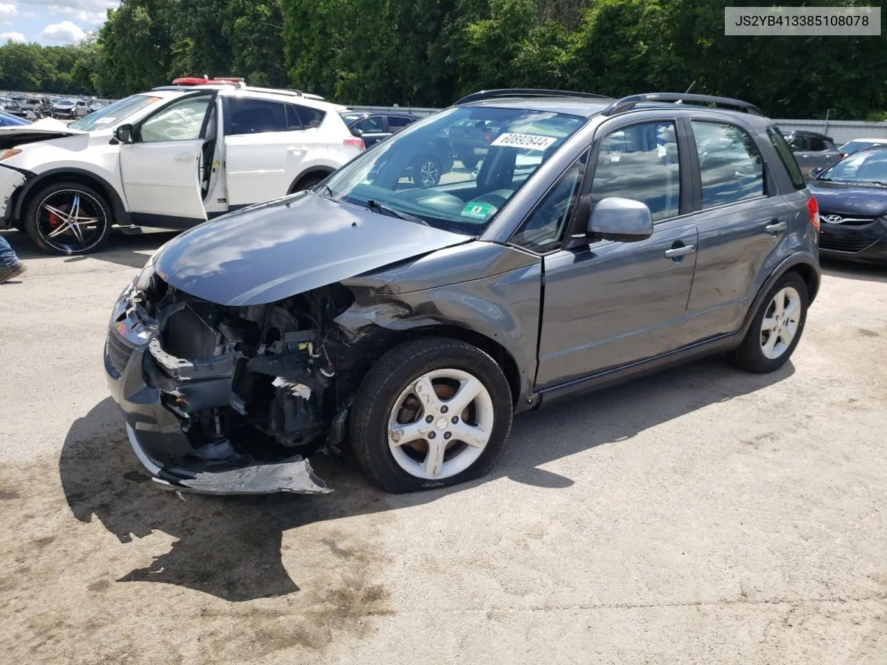 2008 Suzuki Sx4 Base VIN: JS2YB413385108078 Lot: 60892844