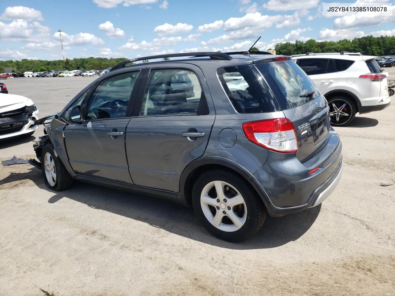 2008 Suzuki Sx4 Base VIN: JS2YB413385108078 Lot: 60892844