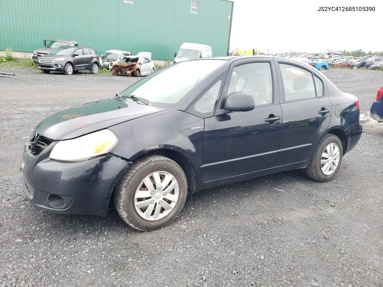 2008 Suzuki Sx4 VIN: JS2YC412685105390 Lot: 61124404