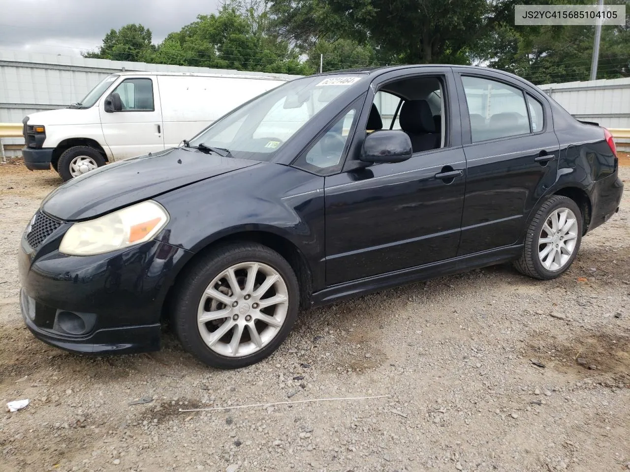 2008 Suzuki Sx4 Convenience VIN: JS2YC415685104105 Lot: 62721464