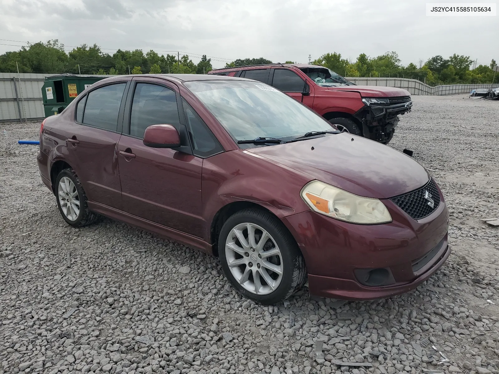 2008 Suzuki Sx4 Convenience VIN: JS2YC415585105634 Lot: 65929764