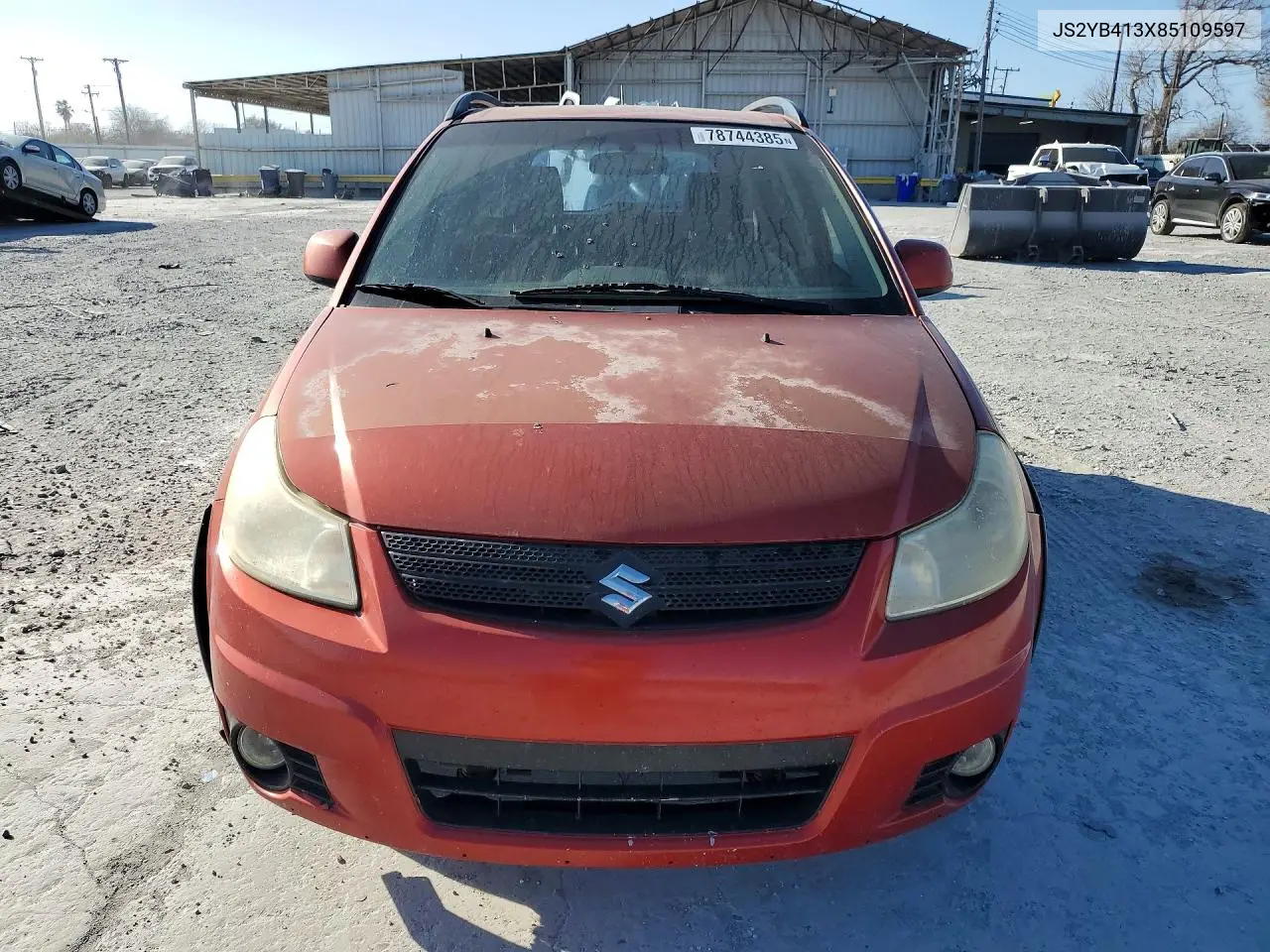 2008 Suzuki Sx4 Base VIN: JS2YB413X85109597 Lot: 78744385