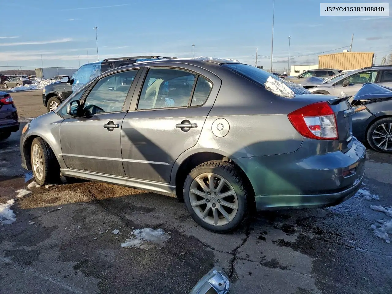JS2YC415185108840 2008 Suzuki Sx4 Convenience