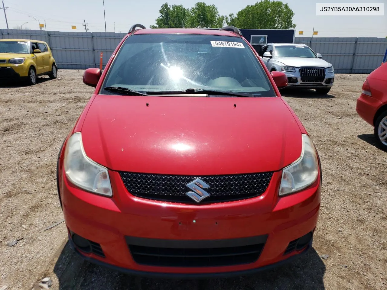 2010 Suzuki Sx4 VIN: JS2YB5A30A6310298 Lot: 54670194