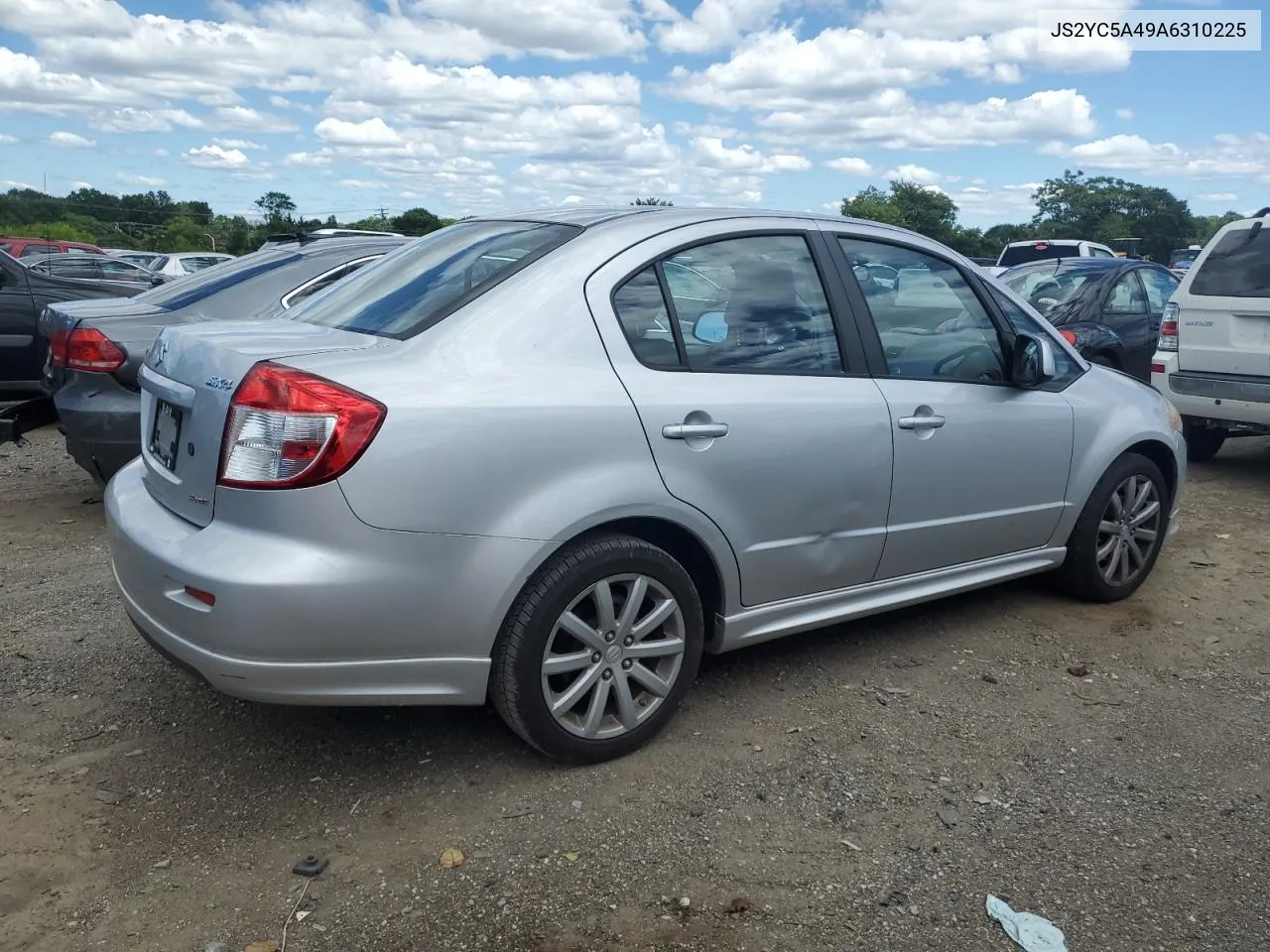 2010 Suzuki Sx4 Sport VIN: JS2YC5A49A6310225 Lot: 60318964