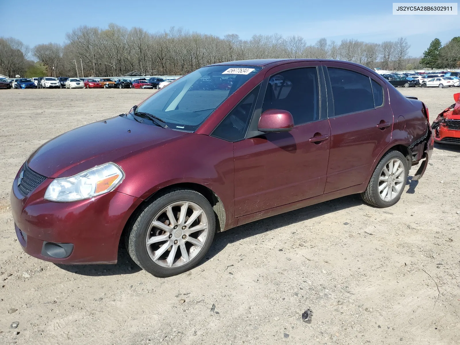 2011 Suzuki Sx4 Le VIN: JS2YC5A28B6302911 Lot: 45677634