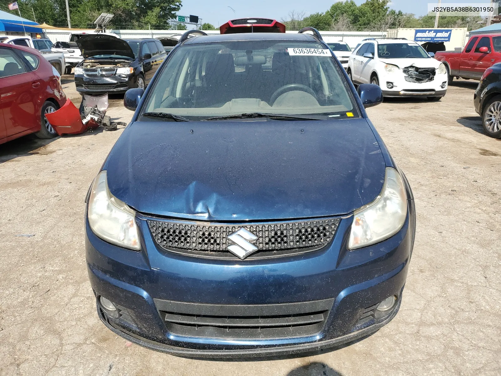 2011 Suzuki Sx4 VIN: JS2YB5A38B6301950 Lot: 63636454