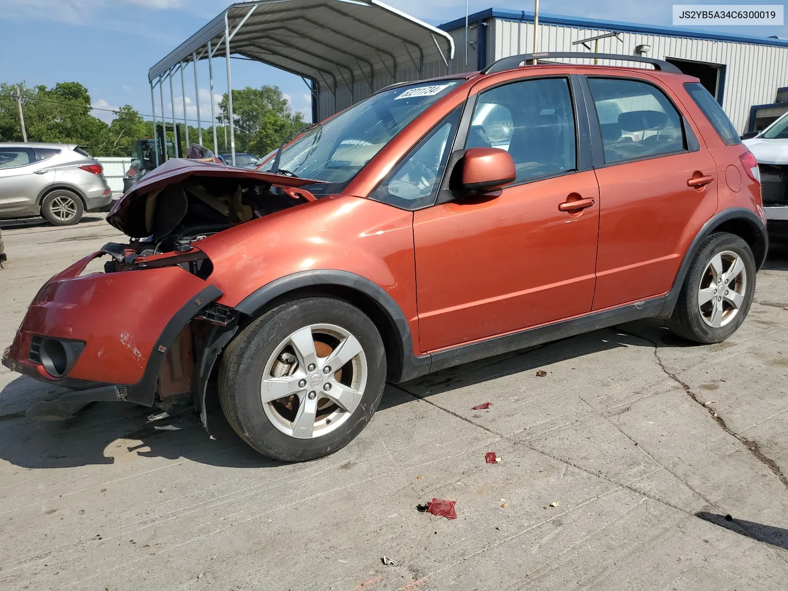 2012 Suzuki Sx4 VIN: JS2YB5A34C6300019 Lot: 62211734