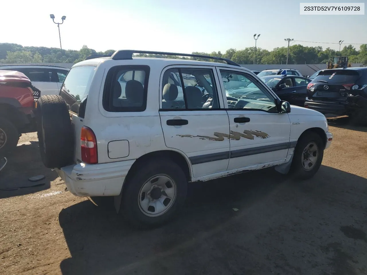 2000 Suzuki Vitara Jx VIN: 2S3TD52V7Y6109728 Lot: 60385614