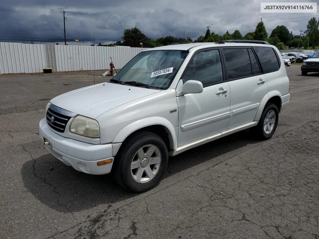 2001 Suzuki Grand Vitara Xl7 Touring VIN: JS3TX92V914116766 Lot: 58957034