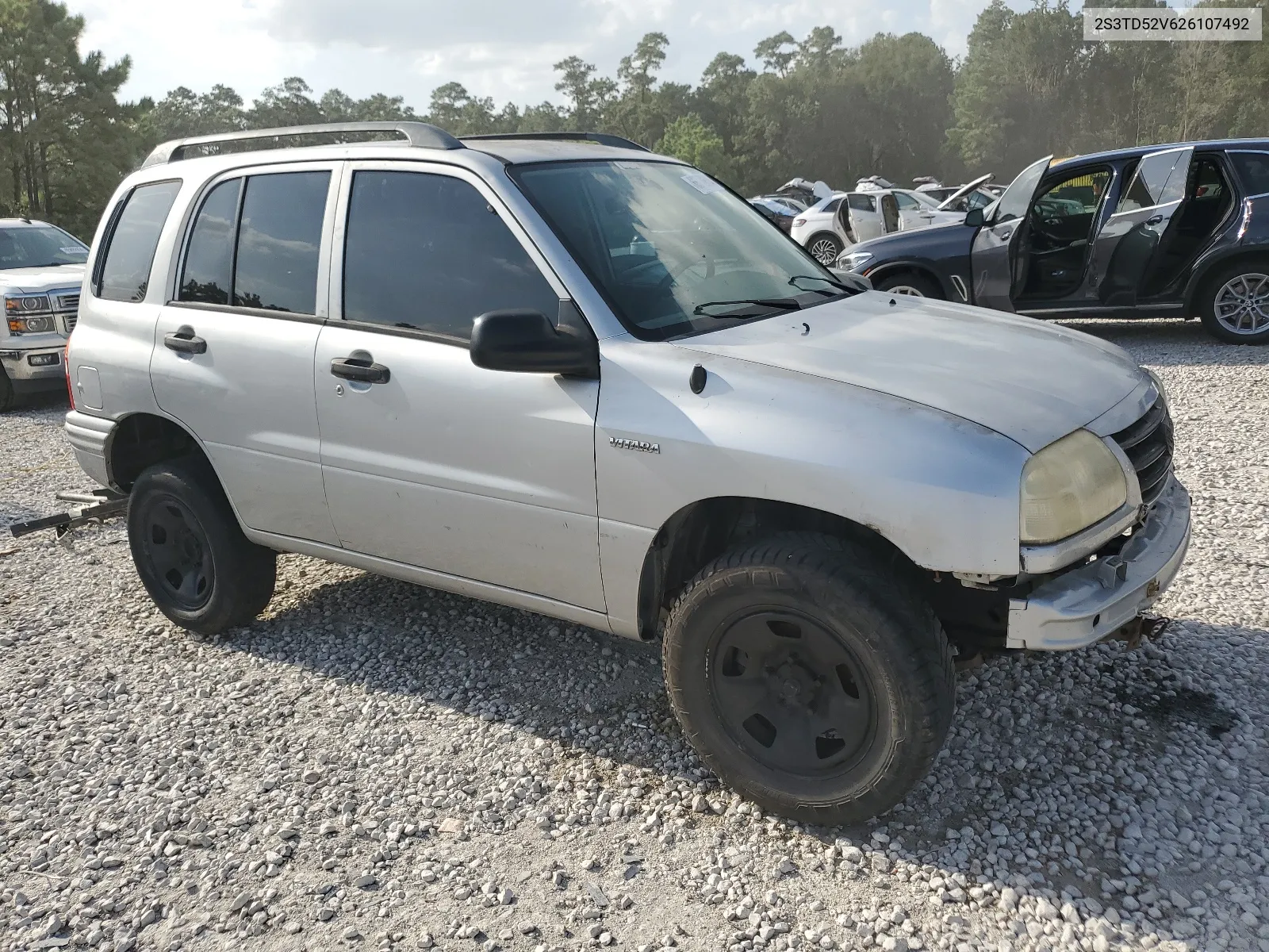 2002 Suzuki Vitara Jlx VIN: 2S3TD52V626107492 Lot: 65739614