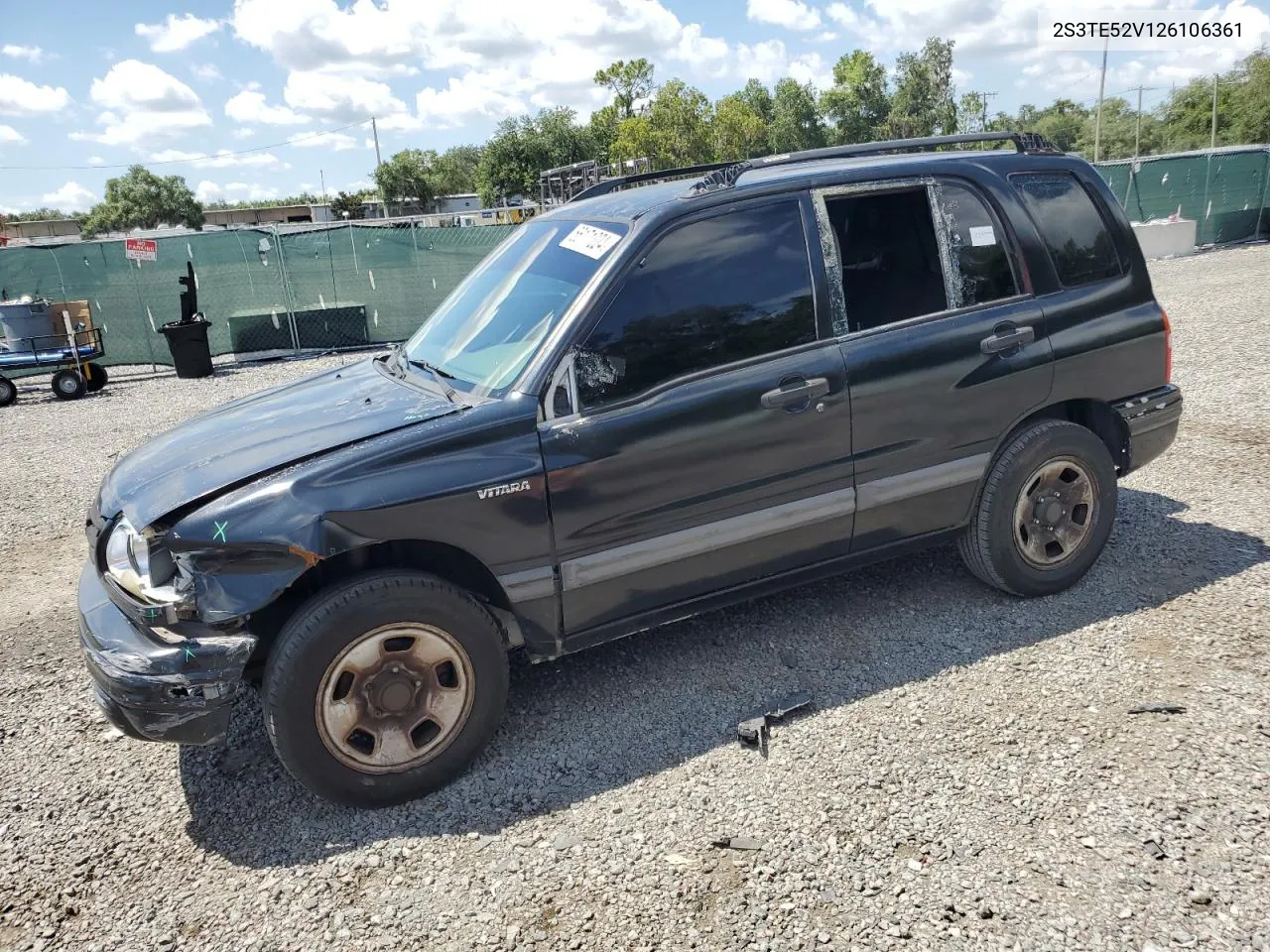 2002 Suzuki Vitara Jls VIN: 2S3TE52V126106361 Lot: 66171024