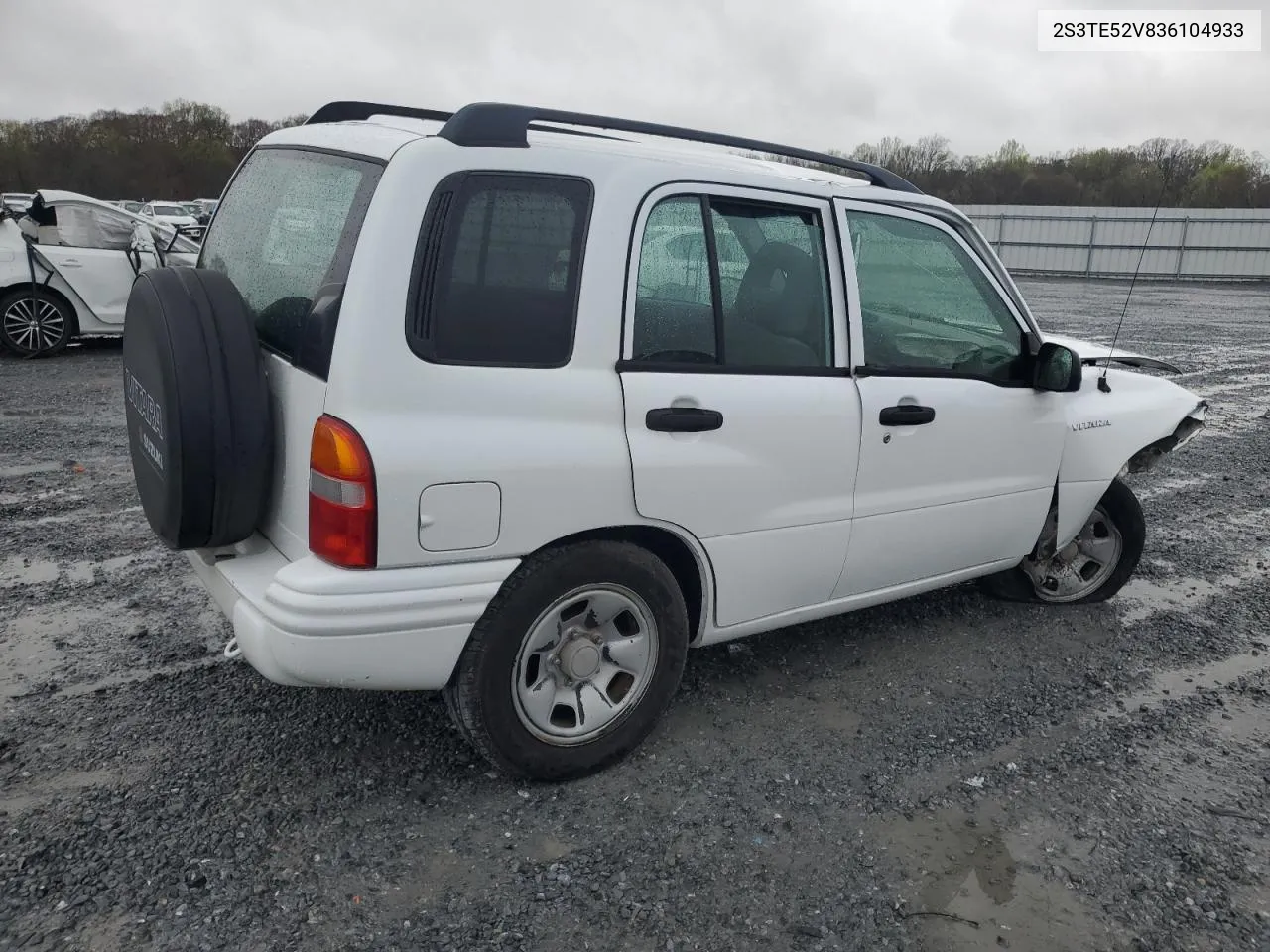 2003 Suzuki Vitara Jls VIN: 2S3TE52V836104933 Lot: 48553634