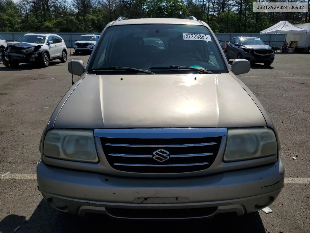 2002 Suzuki Xl7 Plus VIN: JS3TX92V324106932 Lot: 57238354