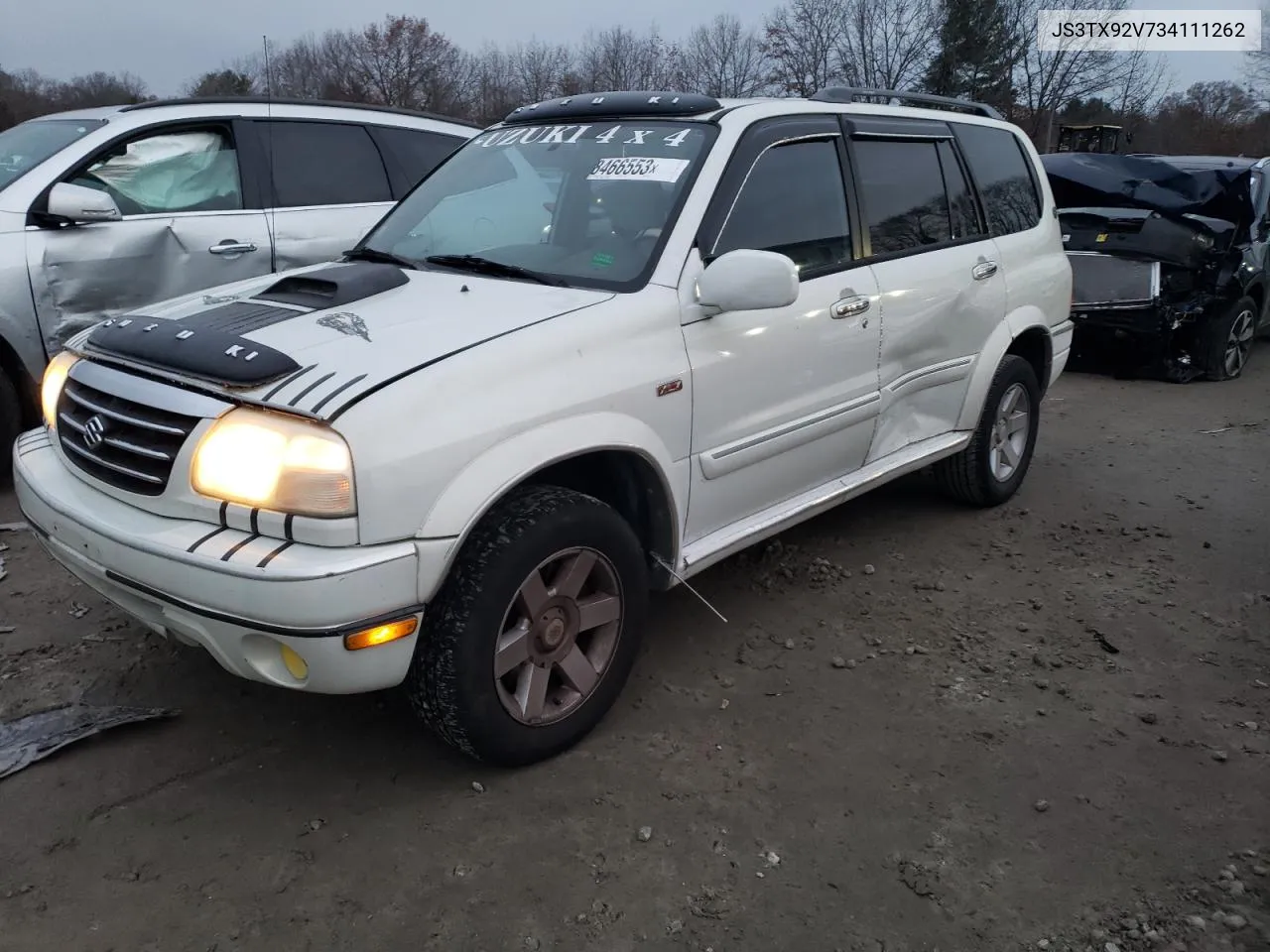 2003 Suzuki Xl7 Plus VIN: JS3TX92V734111262 Lot: 78466553