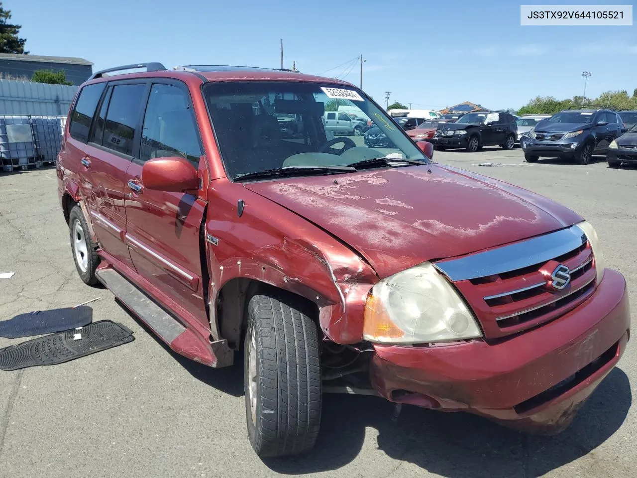 2004 Suzuki Xl7 Ex VIN: JS3TX92V644105521 Lot: 52538484