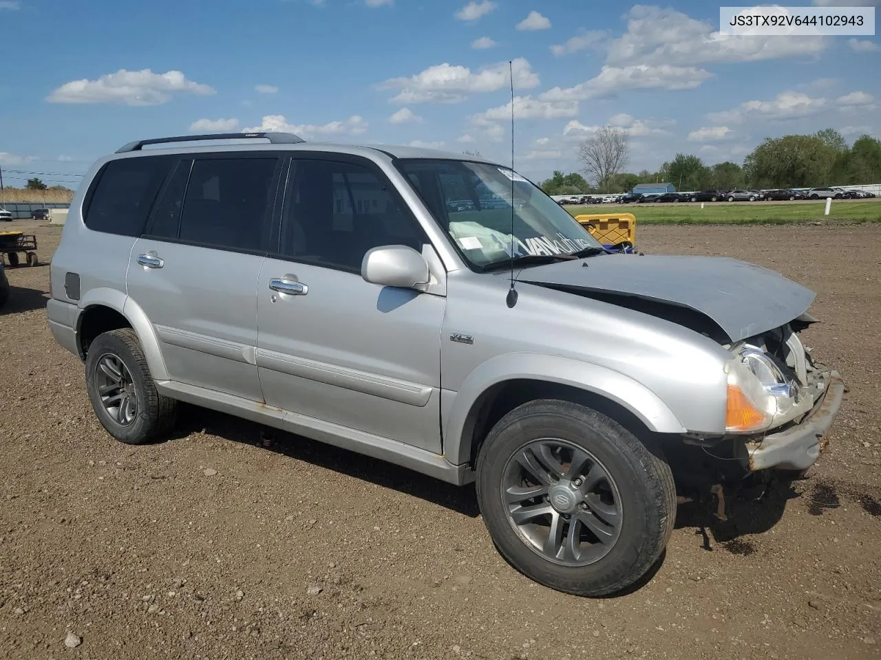 2004 Suzuki Xl7 Ex VIN: JS3TX92V644102943 Lot: 52766794